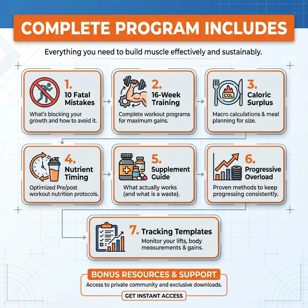 Muscle Building Blueprint - Complete 16-Week Program (Digital Download) WELLFITSTORE.COM