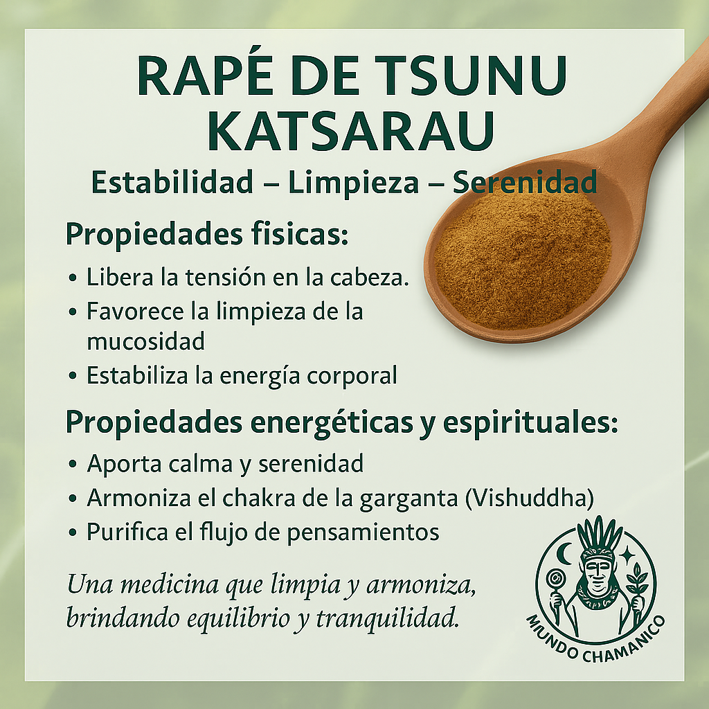 Rapé 15gr Txunu Katsarau (origem indígena Huni Kuin)