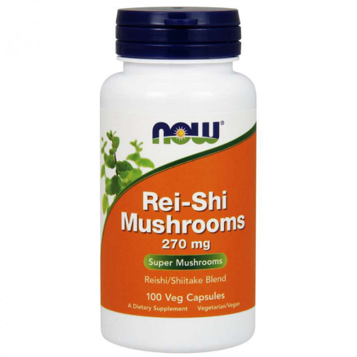 NOW FOODS Funghi Rei-Shi 270 mg – 100 Capsule Vegane