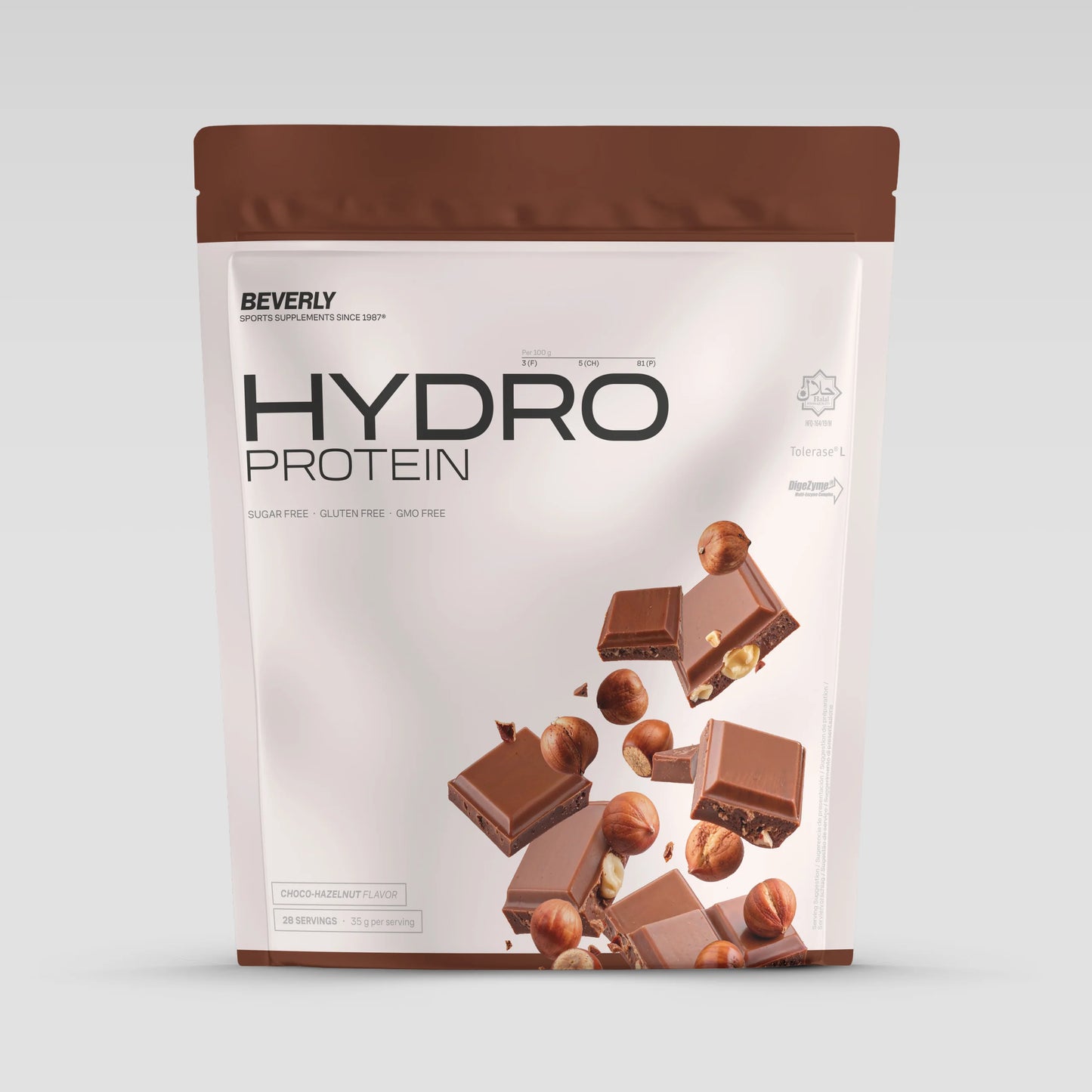 BEVERLY NUTRITION HYDROLISÉE ZÉRO DÉLICATESSE 1KG | Protéine de lactosérum hydrolysée 80% | Avec Digezyme et Tolerase Beverly Nutrition