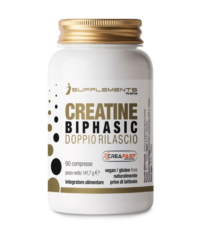 La Creatine Biphasic 120 compresse - Tecnologia a Rilascio Bifasico - iSupplements