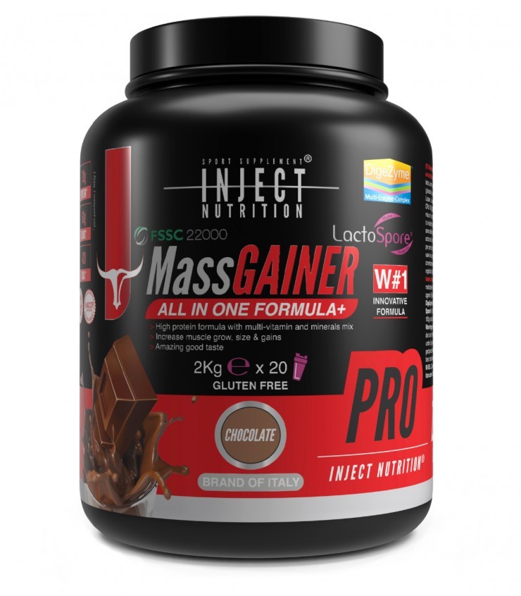 Mass Gainer Pro 2kg | Increased mass and clean calories | Inject Nutrition