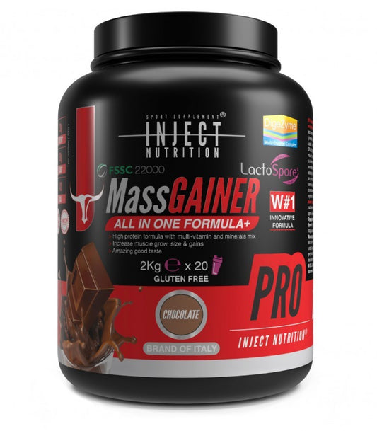 Mass Gainer Pro 2kg | Increased mass and clean calories | Inject Nutrition