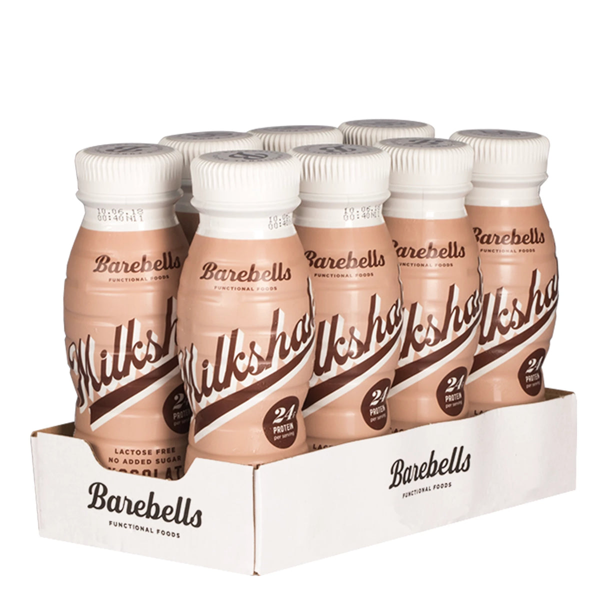 Milchshake-Barebells | Packung mit 8 Getränken à 330 ml