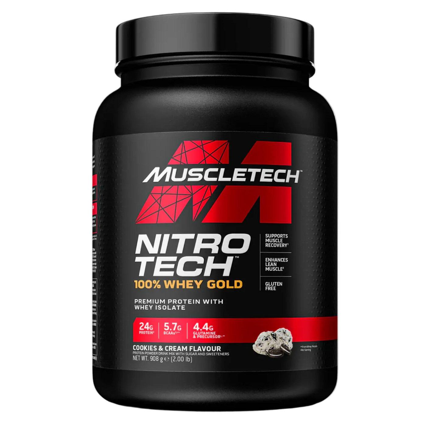 MuscleTech Nitro-Tech 100 100% Whey Gold – Proteine Premium Isolate e Concentrate