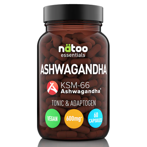 NATOO Ashwagandha 60 capsule - 600mg - 5% di witanolidi (30 mg)