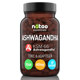 NATOO Ashwagandha 60 capsule - 600mg - 5% di witanolidi (30 mg)