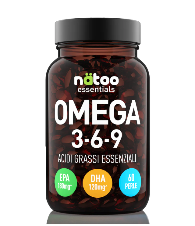 NATOO Super OMEGA 369 - 60 perle da 180mg Epa - 120mg Dha