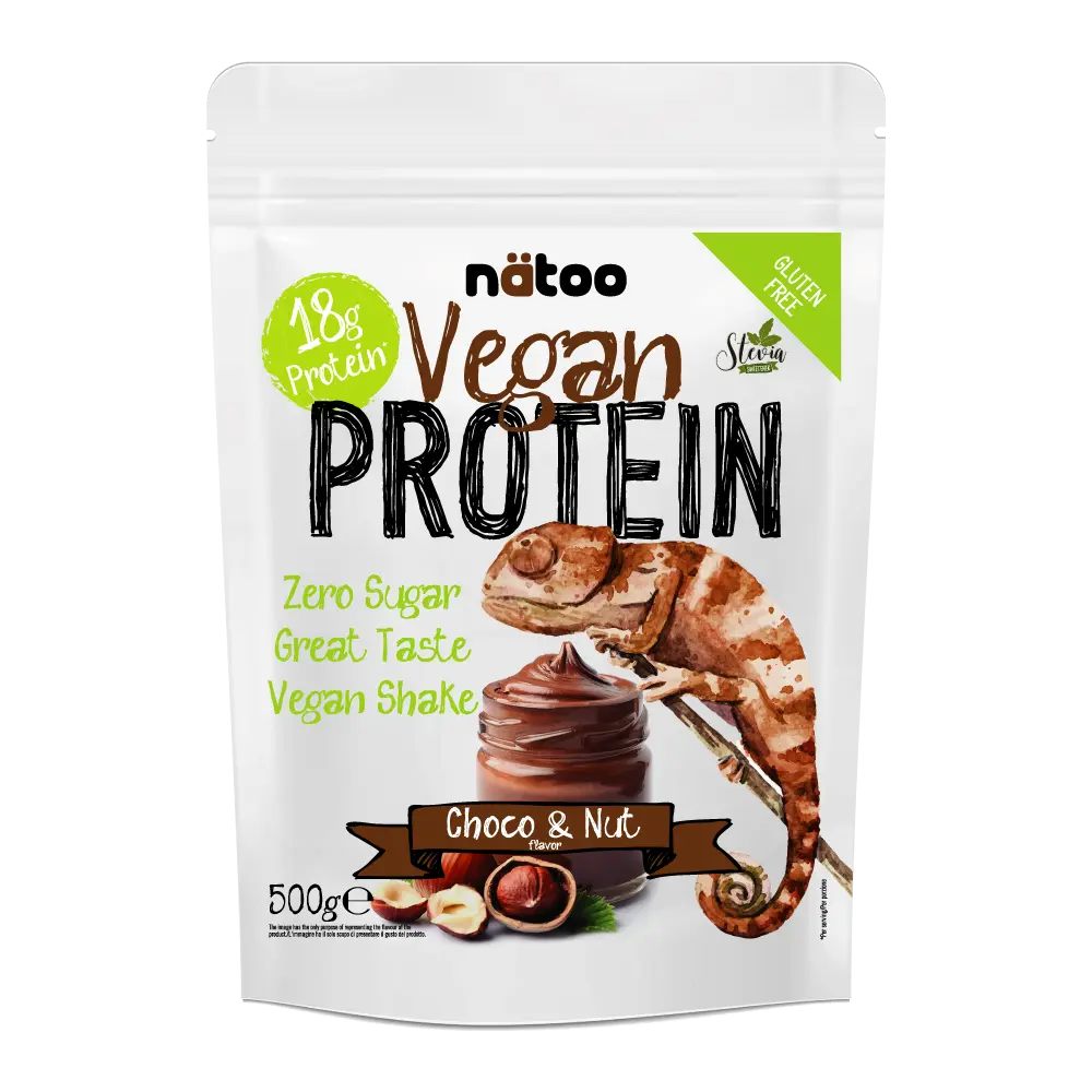 Natoo vegan Proteína Choco & Noz 500 g.