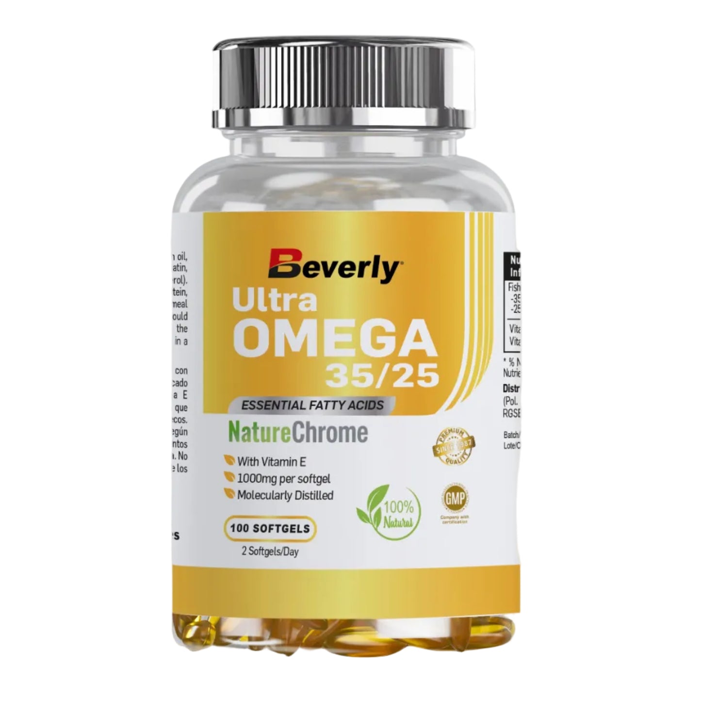 Ultra Omega 3 - 100 Capsule - 50 Porzioni - Beverly Nutrition