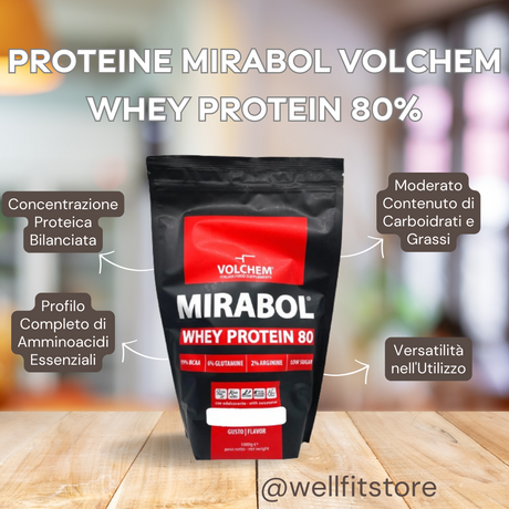 Proteine volchem mirabol whey protein 80