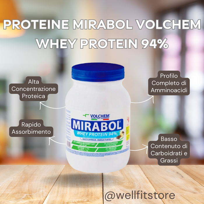 Proteine volchem mirabol whey protein 94%