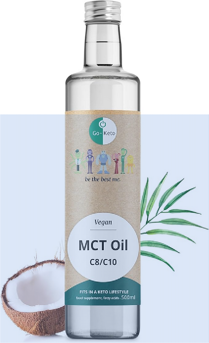 Go-Keto MCT Oil, 500ml | C8/C10 MCT Oil, 100% Coconut Oil