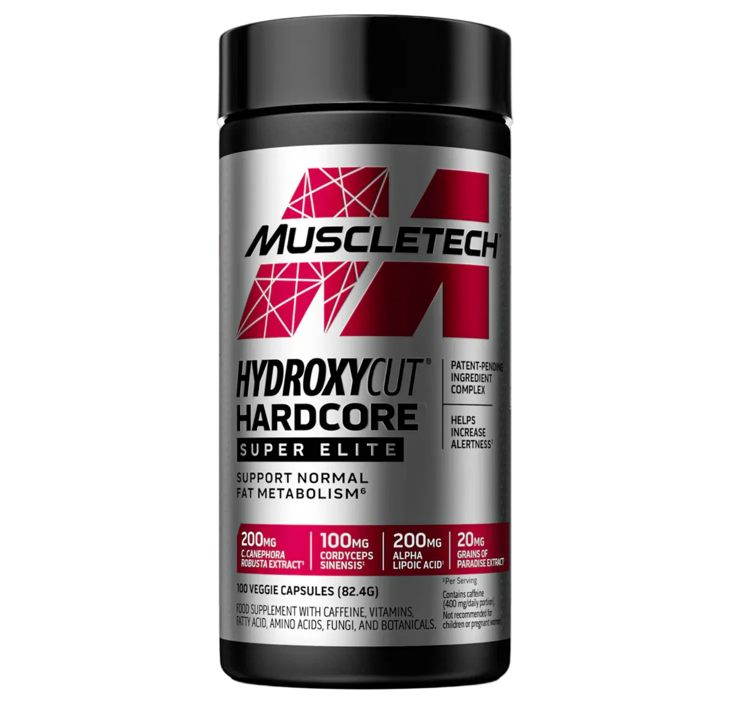 MuscleTech Hydroxycut Hardcore Super Elite 100 Capsule – Formula Avanzata Energia e Performance