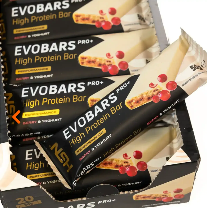 EVOBARS PRO+ PROTEINRIEGEL - HSN SPORT SERIE (Box mit 20 Riegeln)