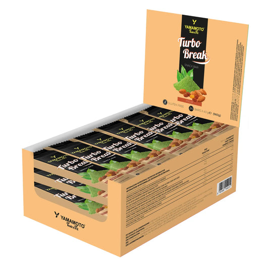 Snack Bar TURBO BREAK FOCUS (Box 24 barrette) YAMAMOTO NUTRITION