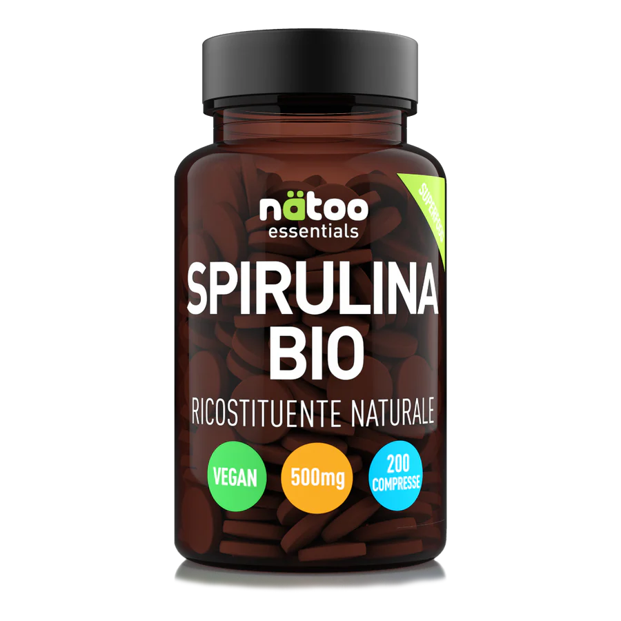 NATOO SPIRULINA BIO 200 CPR