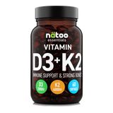 NATOO Essentials Vitamin D3+ K2-7 60 Softgels