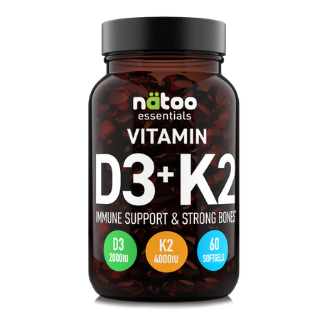 NATOO Essentials Vitamin D3+ K2-7 60 Kapseln 