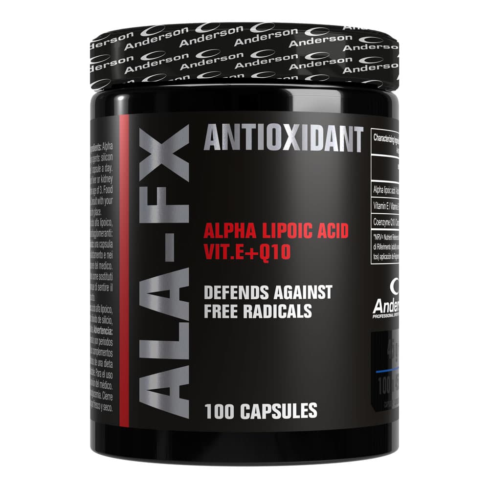 Ala-fx 100 Cpr - Ácido Alfa Lipóico + Coenzima Q10 | Loja WellFit