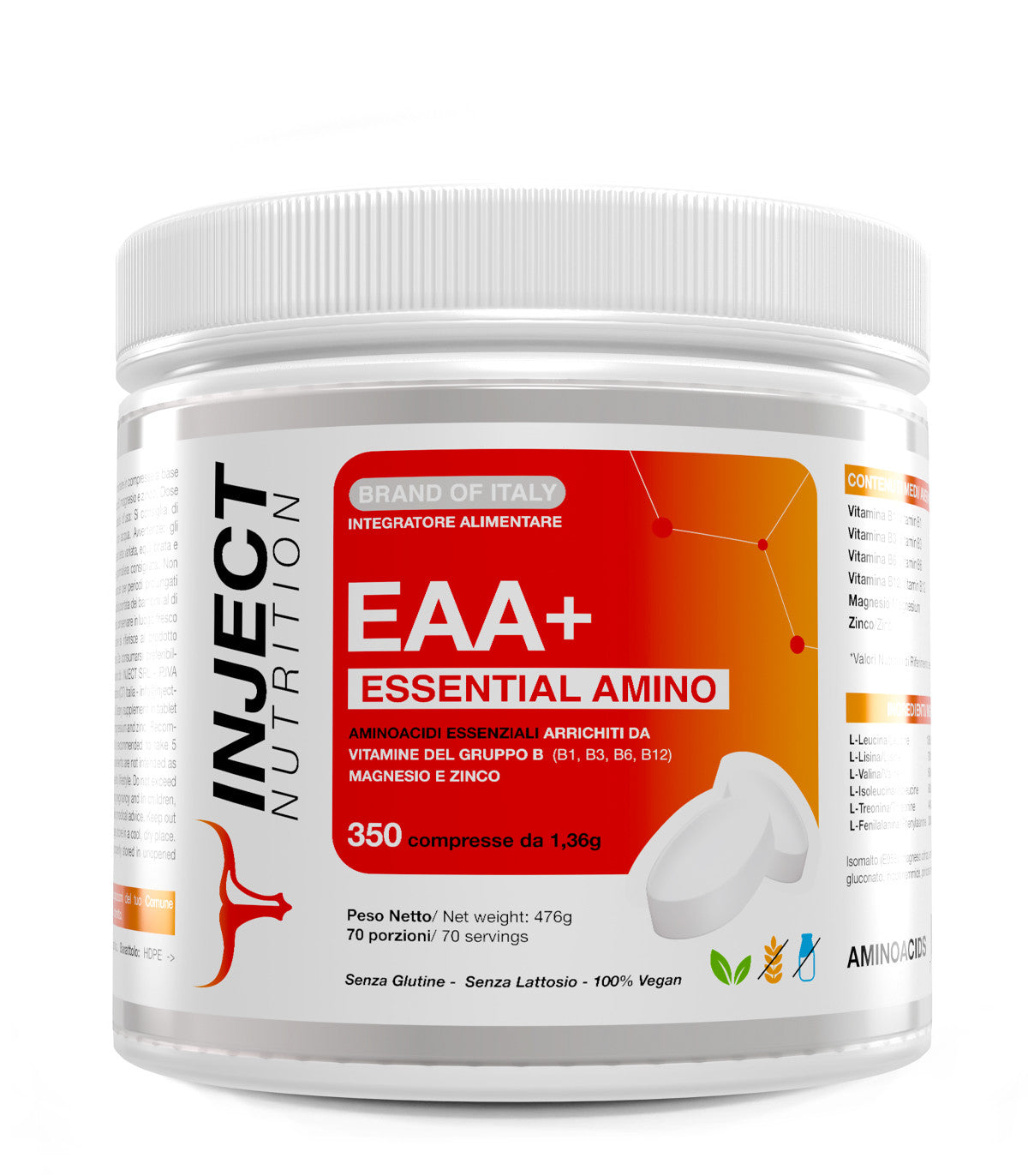 EAA+ Essential Amino | aminoacidi per recupero muscolare e sintesi pro