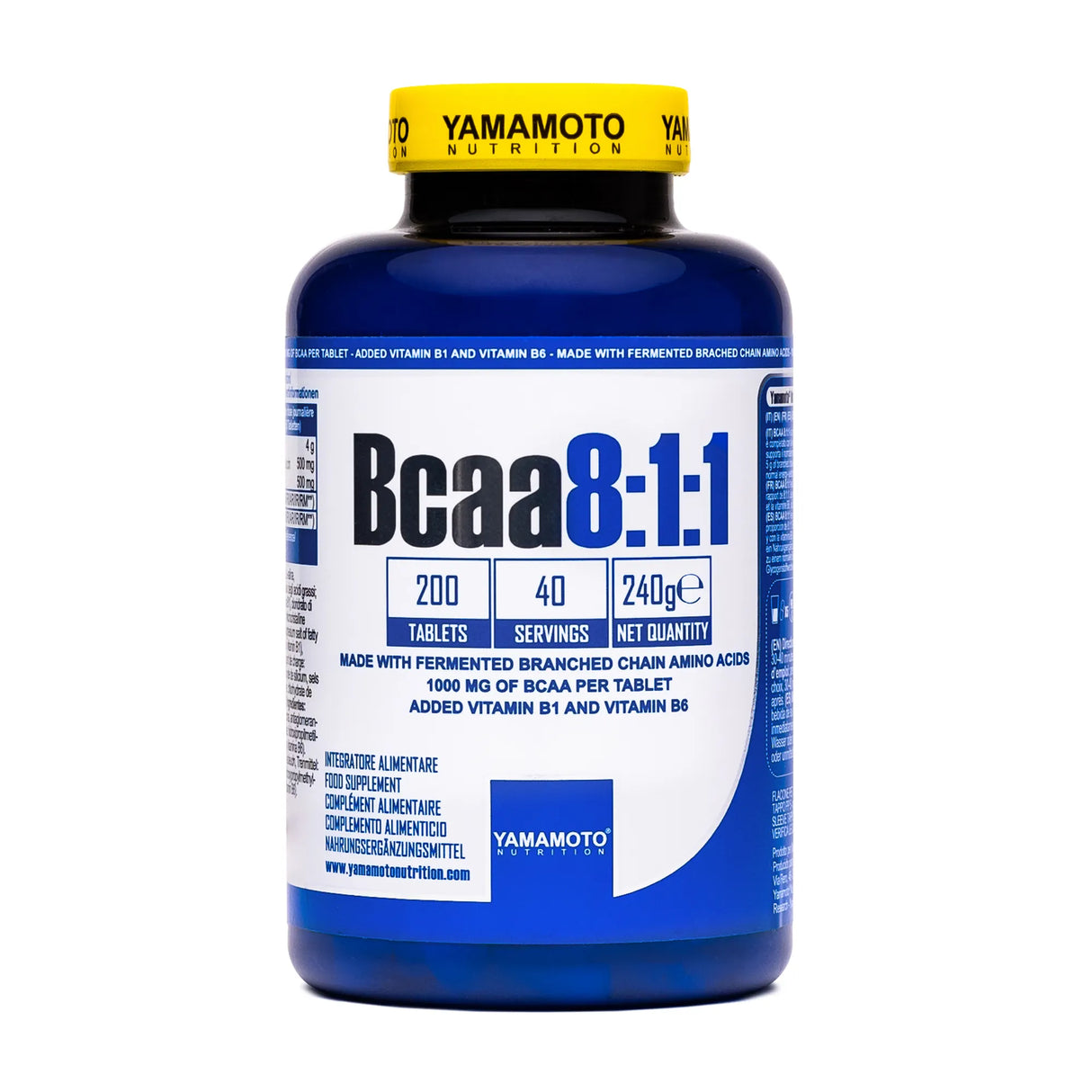 YAMAMOTO NUTRITION Bcaa 8:1:1 200 compresse