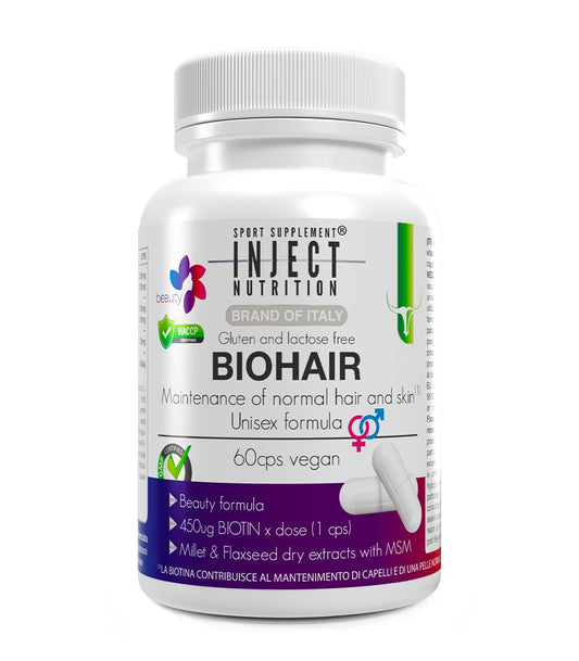 BIOHAIR Biotina ad alto contenuto | supporto quotidiano per benessere