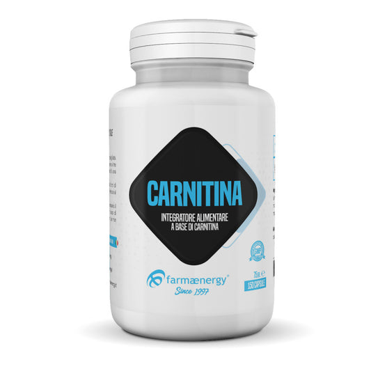 Carnitina 150 Comprimidos | Tartrato de L-Carnitina 400 mg | Oxidación de betalípidos | Pérdida de peso y energía | Farmaenergía