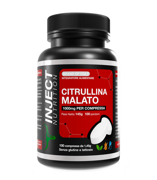 CITRULLINE MALATE | pre workout per energia, pump e focus | Inject Nut