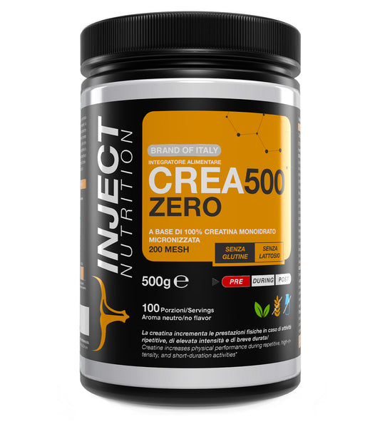 CREA500 ZERO Creatina Monoidrato | creatina per forza, potenza e perfo