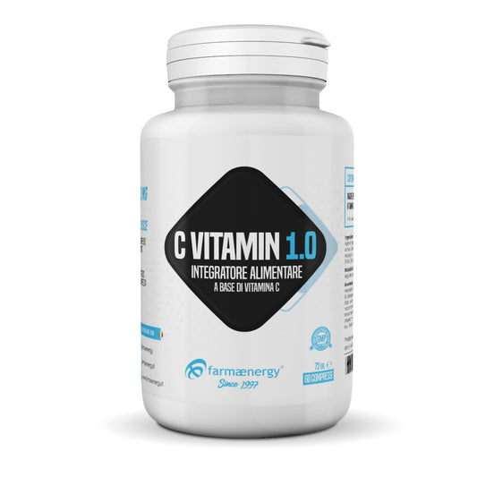 C-VITAMIN 1.0 (1000) | Vitamina C 1000mg 60 Compresse | Antiossidante & Immunità | FarmaEnergy