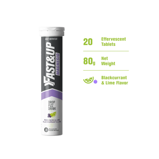 Magnesium & Zinc Lima - 20 comprimidos efervescentes - Fast & Up