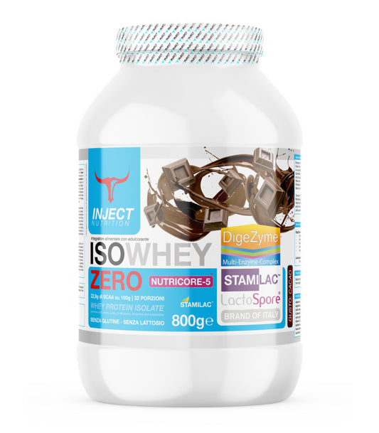 Iso Whey ZERO Stamilac Nutricore-5 800g Inject Nutrition | Proteine Isolate Lactose Free