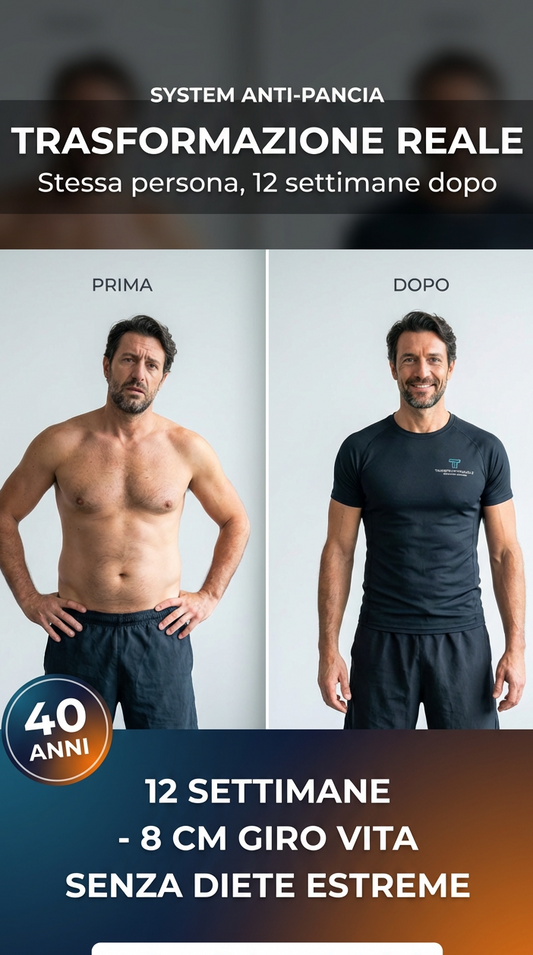 Kit Anti-Pancia - Sistema Completo 3 Livelli per Addominali Definiti in 12 Settimane