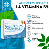 ACIDO FOLICO + B12 +Life | 180 capsule