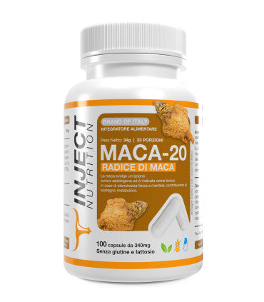 MACA-20 estratto da radice 20:1 3000mg Inject Nutrition