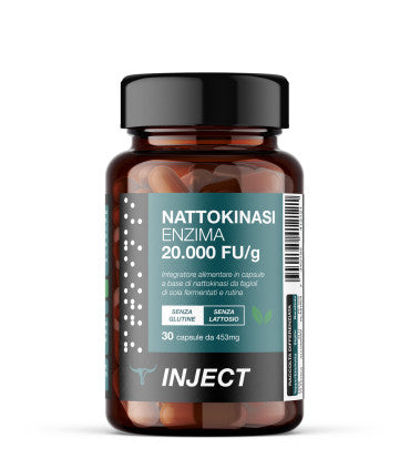 NATTOKINASI Enzima 20.000 FU/g (30cps) Inject Nutrition