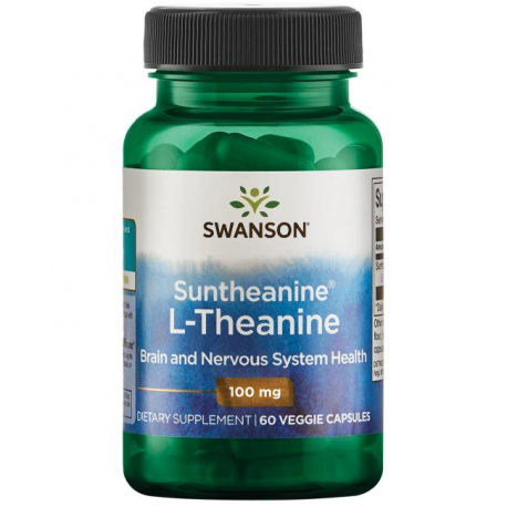 SUNTHEANINE L-TEANINA 100 MG - SWANSON: RILASSAMENTO NATURALE E CONCENTRAZIONE MENTALE