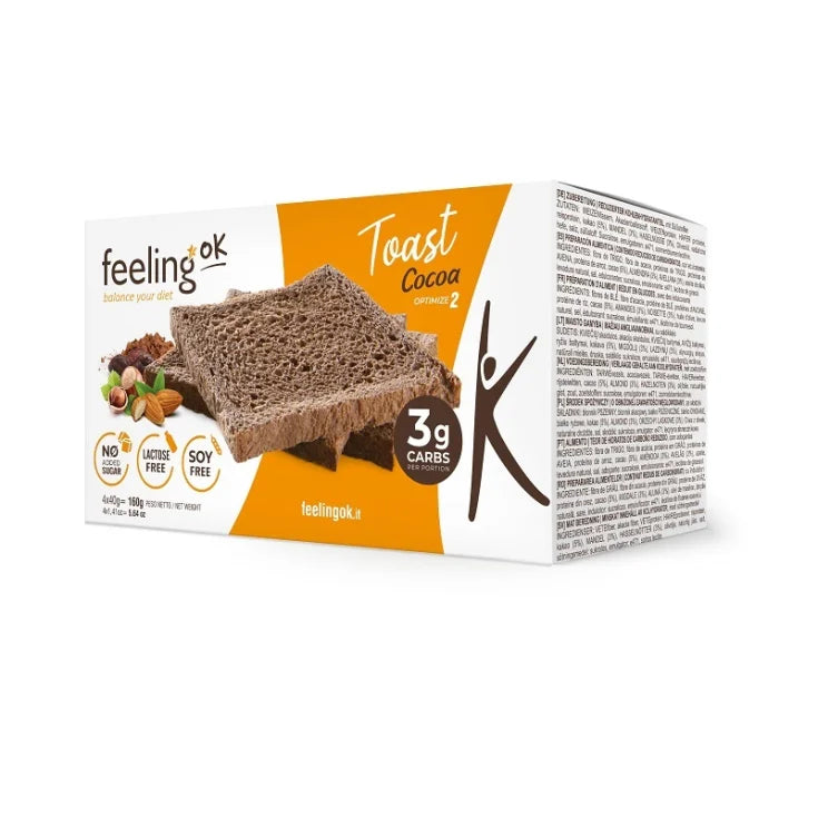 TOAST OPTIMAZE COCOA – 160 G BOX – GEFÜHL OK