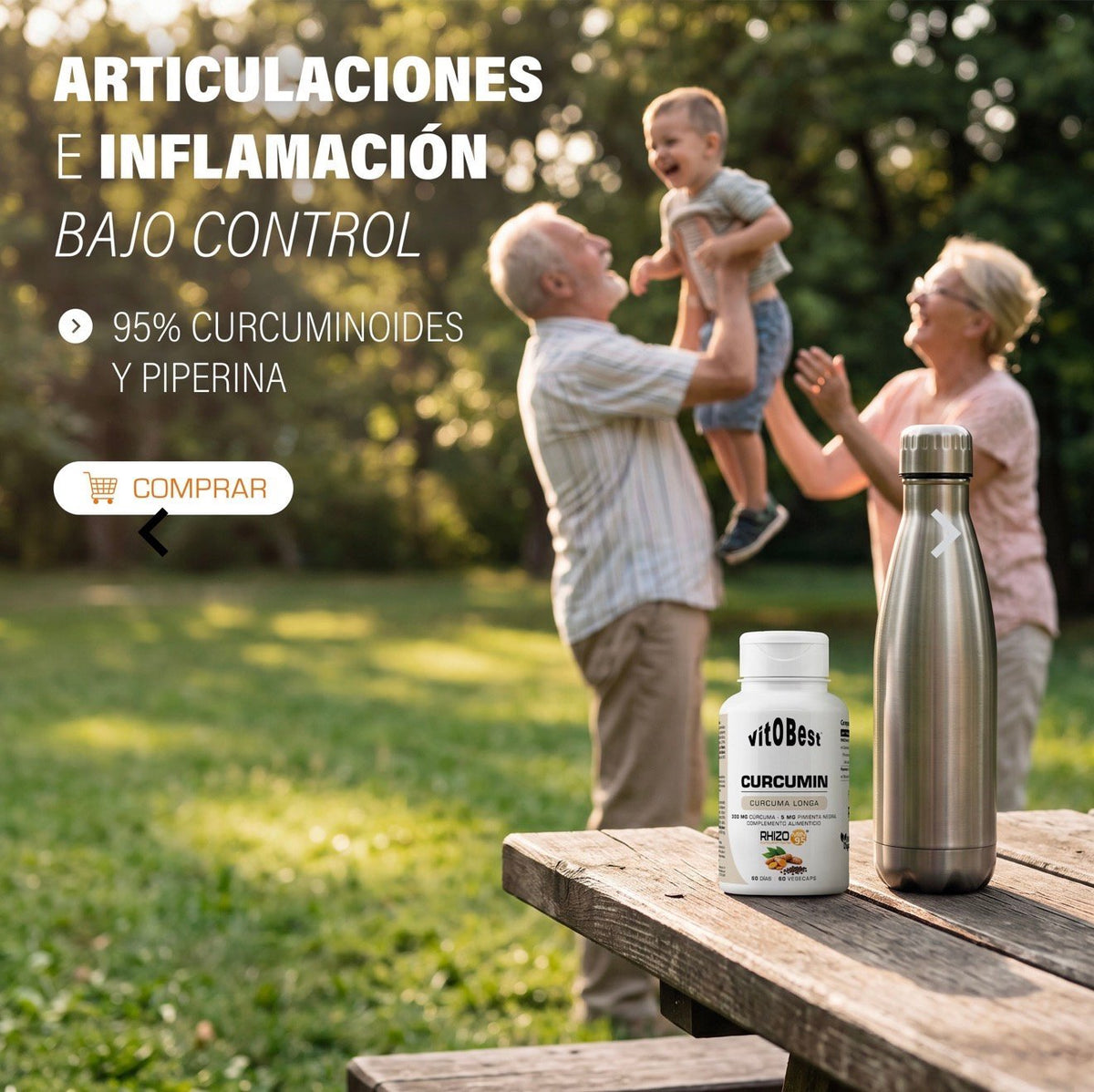 VitoBest Curcumin Rhizomin 95 – 60 vegecaps