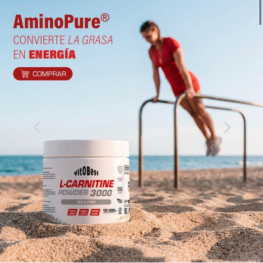 VitoBest L-Carnitine Powder 3000 AminoPure® – 200g Neutro
