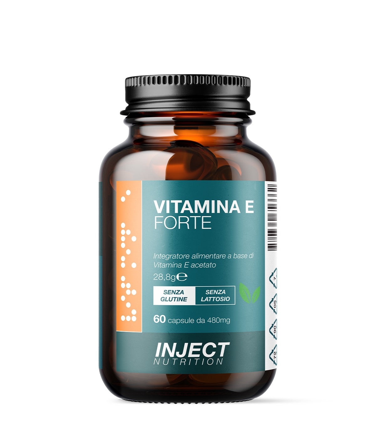 Vitamina E FORTE | apoio diário ao bem-estar e vitalidade | Inje