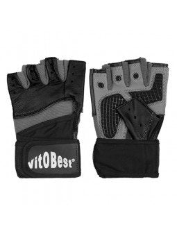 VitoBest Guantes Muñequera Cuero