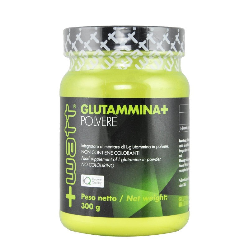 + Watt glutamina+ 300 gr - glutamina pura em pó Kyowa amino anticabólico