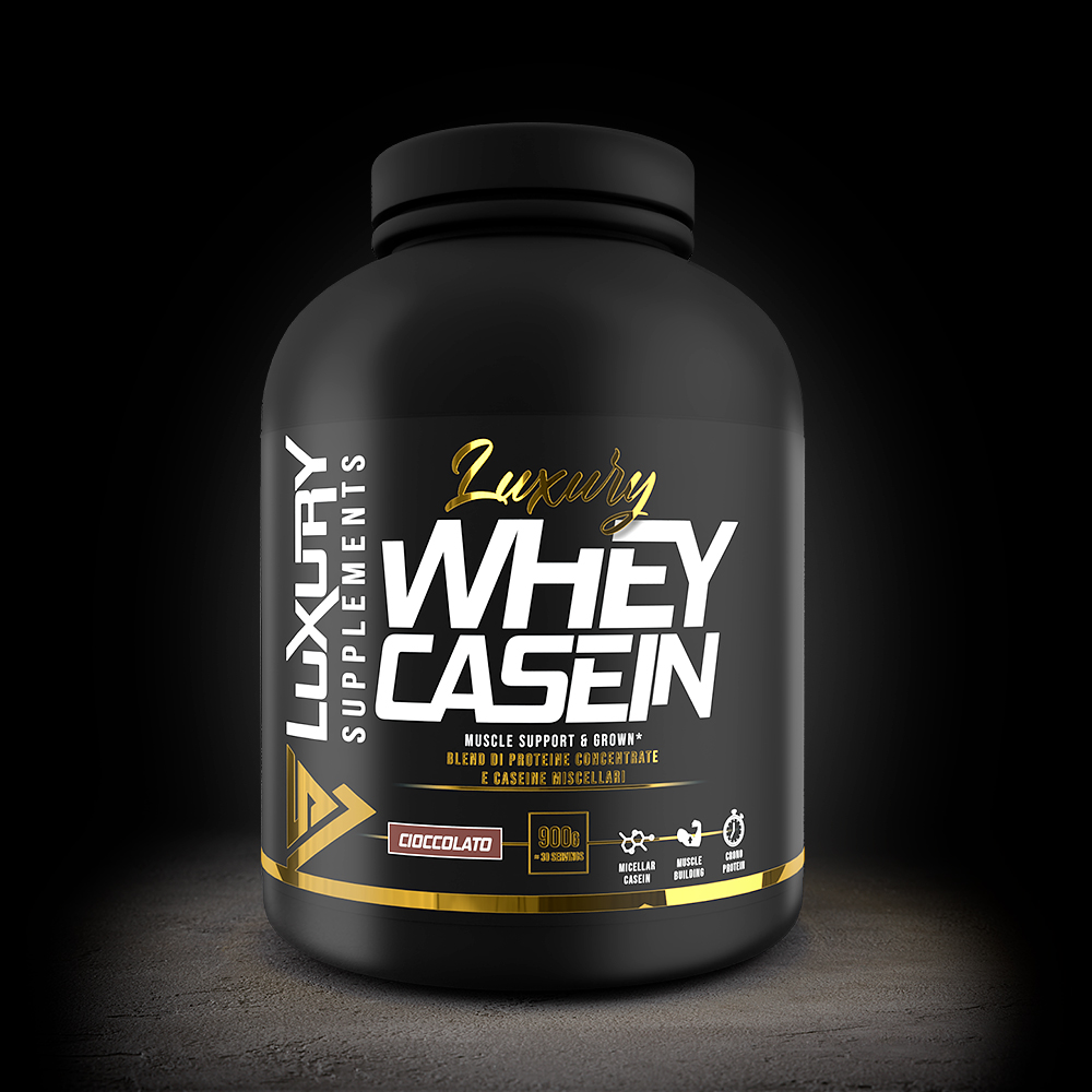 Whey Casein è un integratore alimentare di proteine (Blend proteico) ad elevato valore biologico e diversa velocità di assimilazione (rilascio modulato).