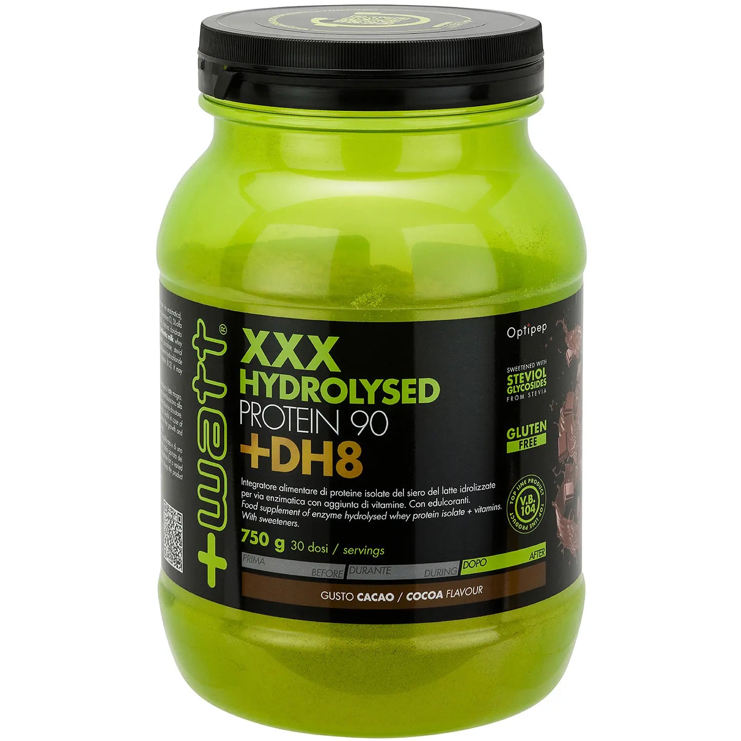 XXX Proteína Hidrolisada 90 +DH8 +Watt CACAU