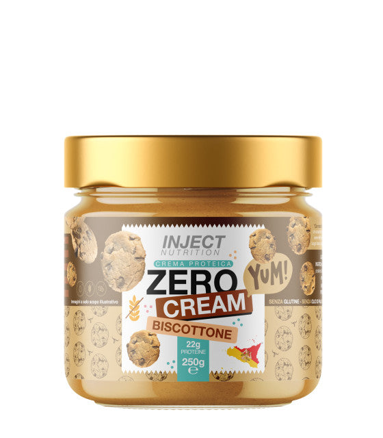 Crema Zero Protein 250g – Nata para untar Sin Azúcar 22% Prot | 10 sabores | INYECTAR Nutrición