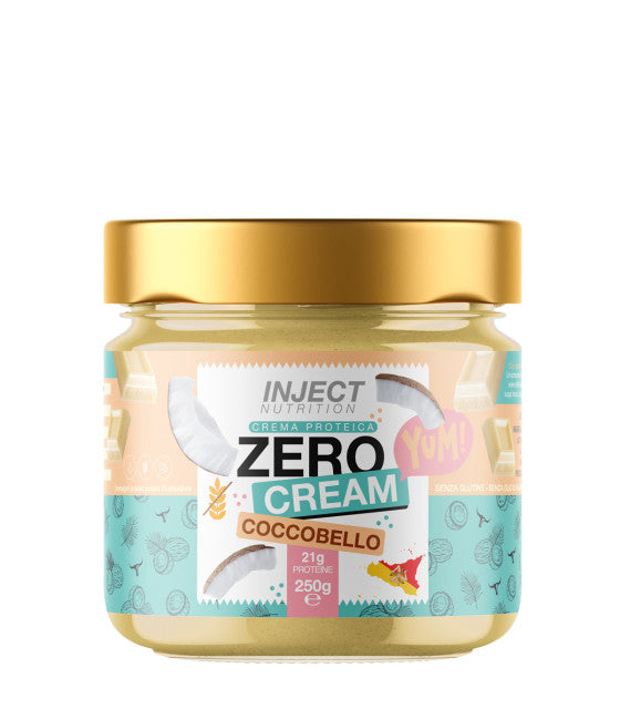 Crema Zero Protein 250g – Nata para untar Sin Azúcar 22% Prot | 10 sabores | INYECTAR Nutrición
