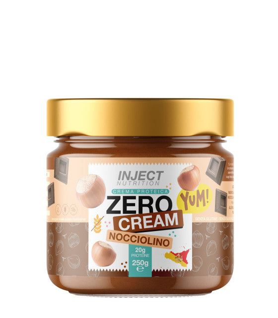 Crema Zero Protein 250g – Nata para untar Sin Azúcar 22% Prot | 10 sabores | INYECTAR Nutrición
