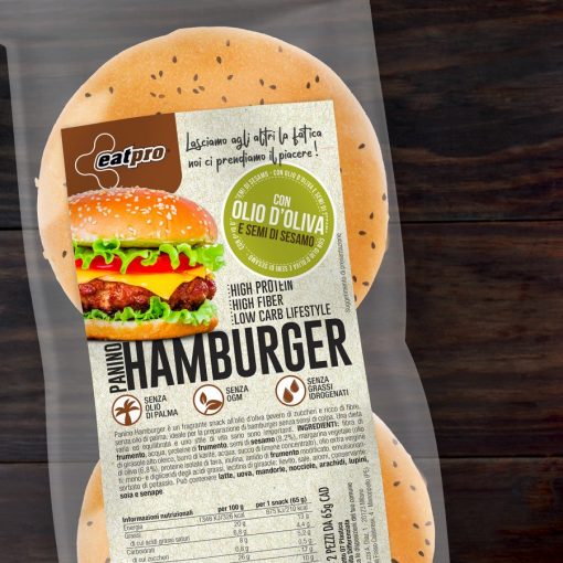 Il Piacere di un delizioso Hamburgher con pochissimi carboidrati, perfettamente in linea con la tua dieta. Compra Online. Spedizioni veloci in 24 ore.